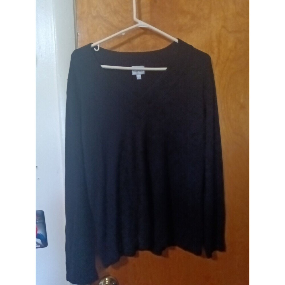 Cleo Black  Woman's Xl Sweater